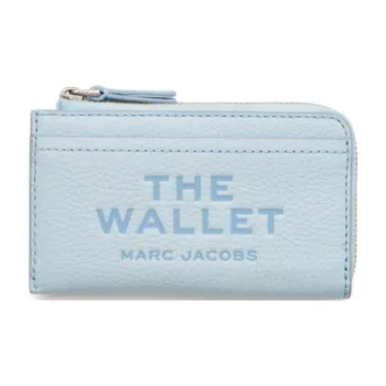 MARC JACOBS The Leather Top Zip Wallet