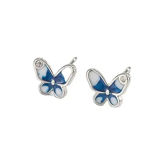 A CONG Studio S999 Fine Silver Stud Earrings Women's-0