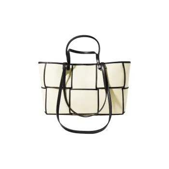 SWIMADE PU Tote Bag, Shopping Bag, Handbag Women's Black/Green/Brown
