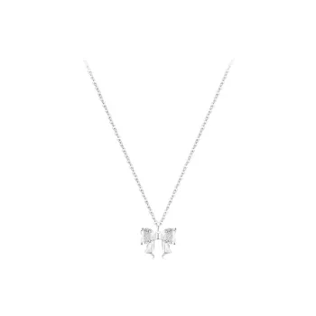 JOLLY NOTE Sterling Silver Necklaces Women's Good Luck
