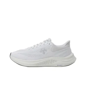 DESCENTE Run Step Anti Slip Wear Resistant Low Top Running Shoes Unisex Gray