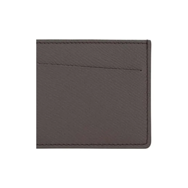 Maison Margiela Leather Card Holder Women's Gray-6