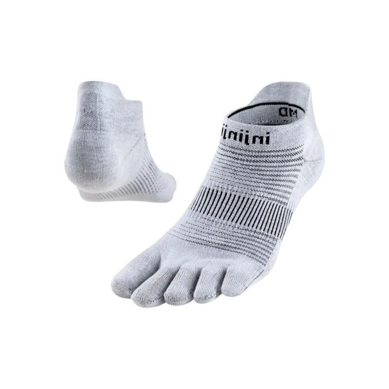 INJINJI Running Socks Unisex 1 Pack Gray-1