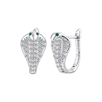 KING OF BLING Alloy With Zircon Earrings Unisex