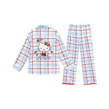 GUKOO x Hello Kitty Pajama Set Women's Bay Blue