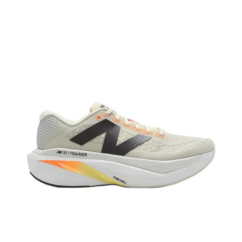 New Balance Anti Slip Wear Resistant Low Top Running Shoes Men's Ivory White D Width-1