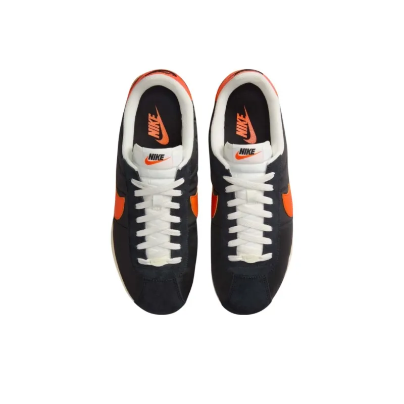 Nike Cortez Txt Black Sail Safety Orange-3