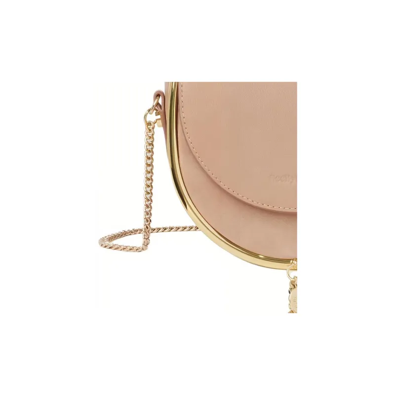 Chloe Suede Evening Party Bag, Wallet, Crossbody Bag, Shoulder Bag Women's Coffee Pink-3