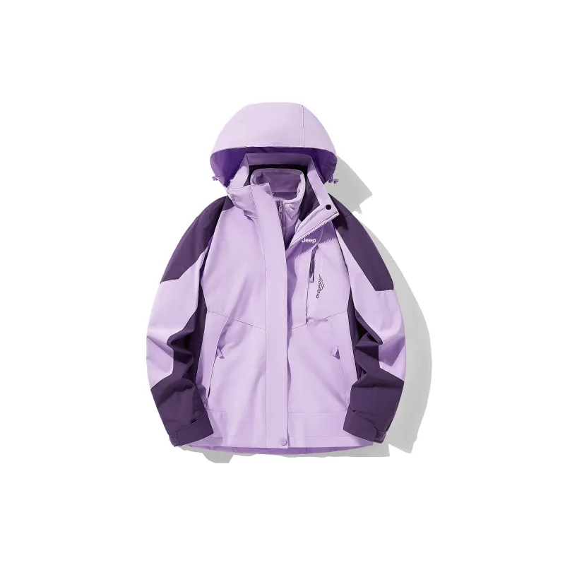 Jeep Water Resistant Windproof Breathable Wear Resistant Warm Windbreaker Jacket Unisex-8