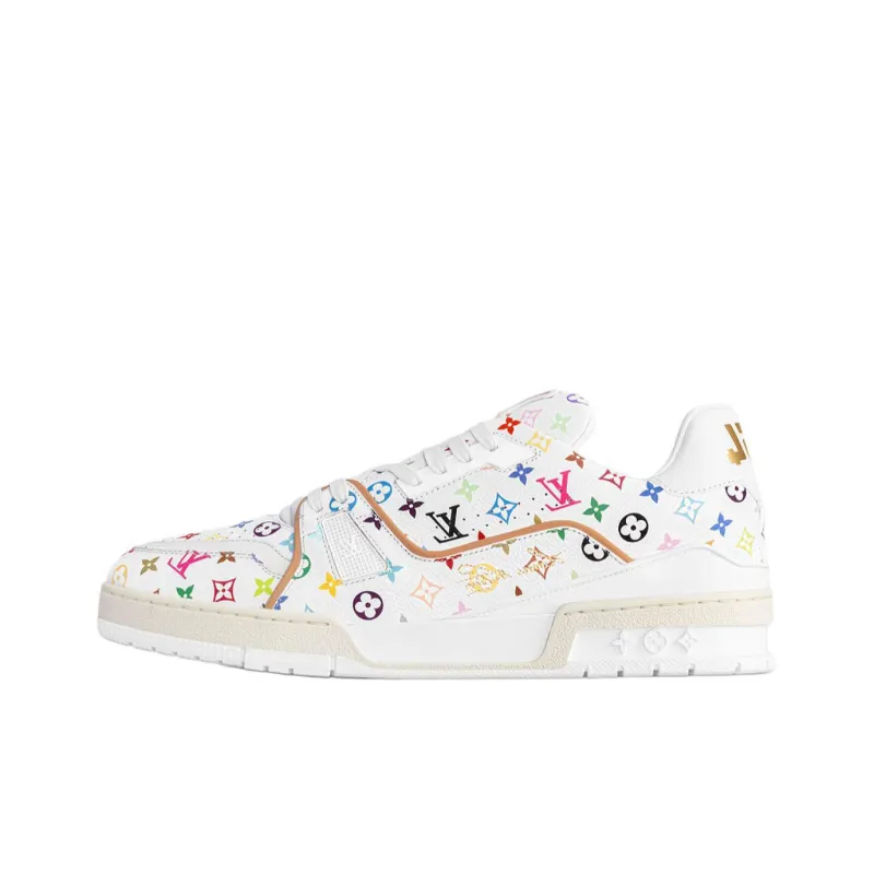LOUIS VUITTON Lv Trainer Takashi Murakami White-0