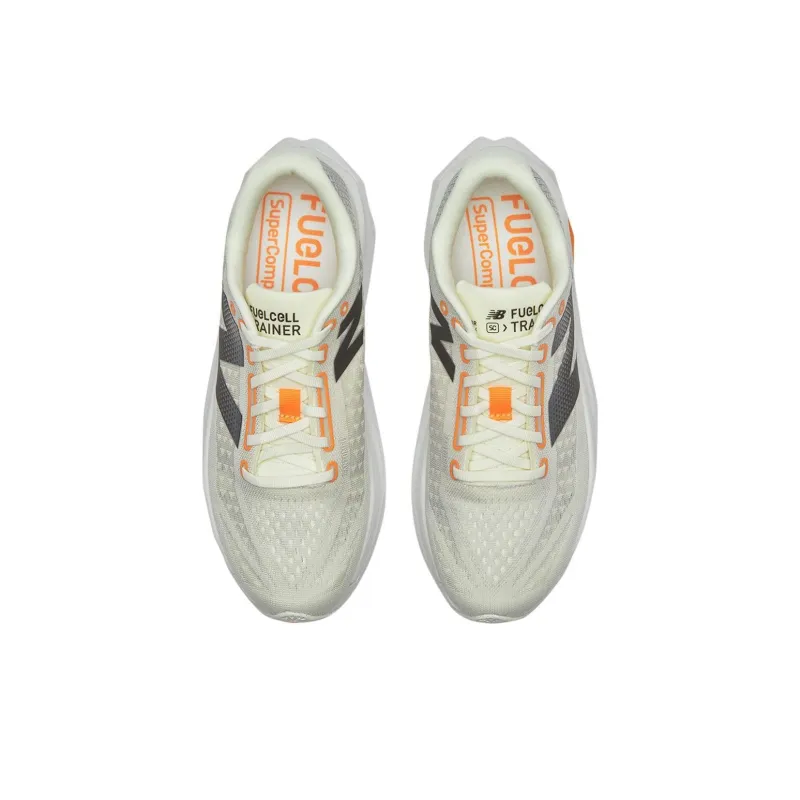 New Balance Anti Slip Wear Resistant Low Top Running Shoes Men's Ivory White D Width-3