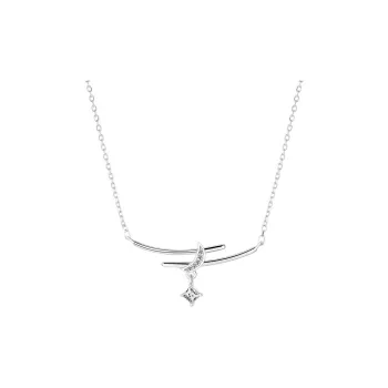 SINO GEM S925 Silver Necklaces Women's