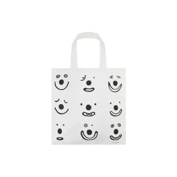 10 CORSO COMO Cotton Tote Bag, Shopping Bag, Handbag Unisex White & Black