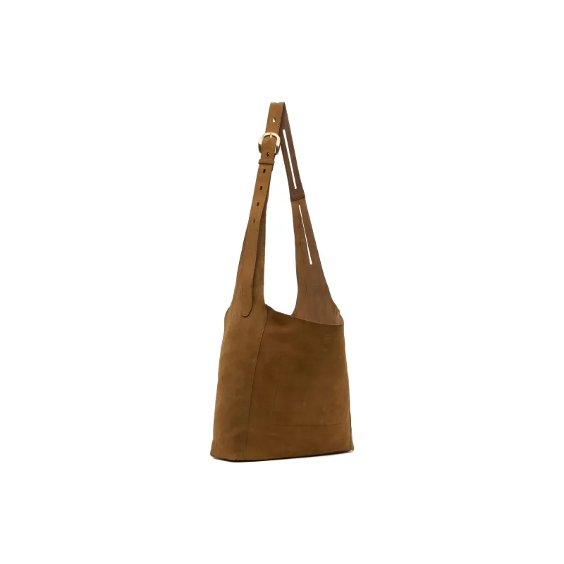 RAG&BONE Suede Tote Bag Shopping Bag Shoulder Bag Crossbody Bag Women's Brown-2