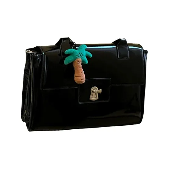 BEMIX PETS PU Messenger Bag, Handbag Women's Black-0