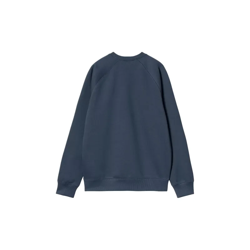 Carhartt WIP Chase Logo Embroidered Crewneck Sweatshirt-1