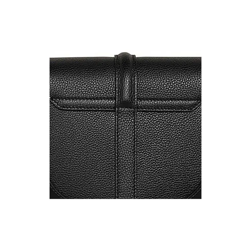 CELINE Besace16 Grain Calfskin Crossbody Bag, Shoulder Bag Small Size Women's Black-4