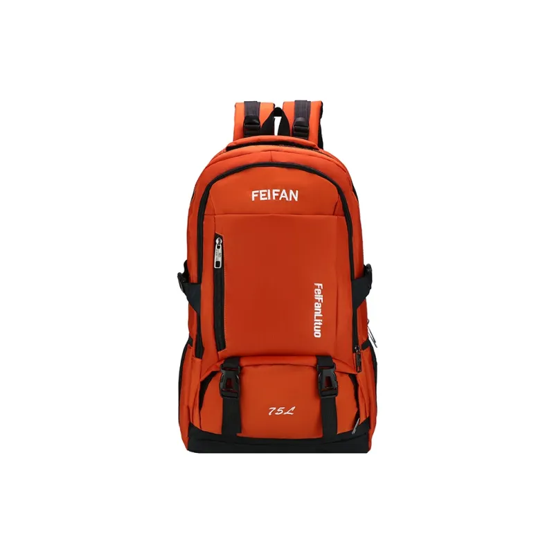 GOBLIN SHARKS 1759 Nylon Backpack Extra Large Unisex Black/Orange/Green/Gray/Blue-7