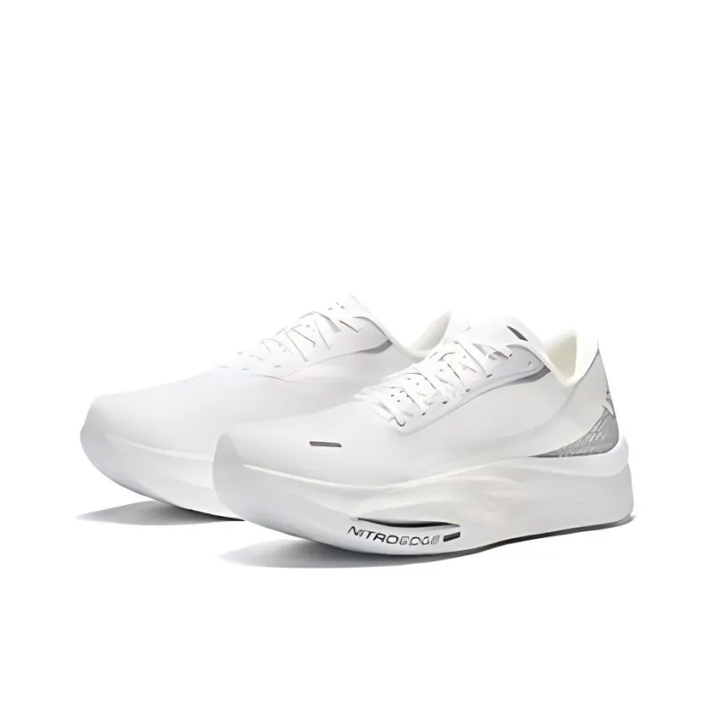 Anta C202 5 GT Cushioning Rebound Low Top Long Distance Running Sprint Running Shoes Men's White-1