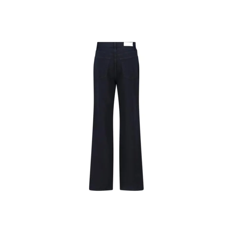 RE/DONE Logo Patch Wide Leg Jeans-1