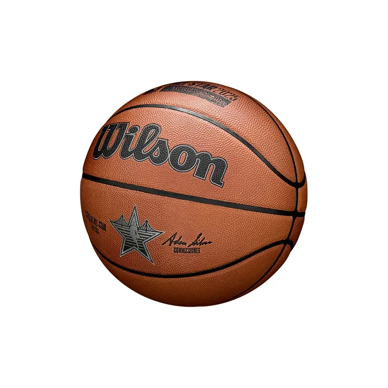 Wilson All Star Cow Leather Basketball Size 7 Match Unisex-1
