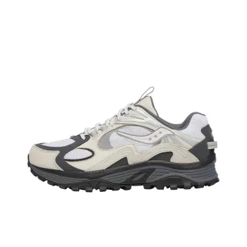 Saucony Grid Aura X Grey Pack White