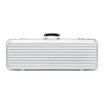 RIMOWA Gewa Collaboration Aluminum Magnesium Alloy Violin Case Storage Boxes Unisex Silver