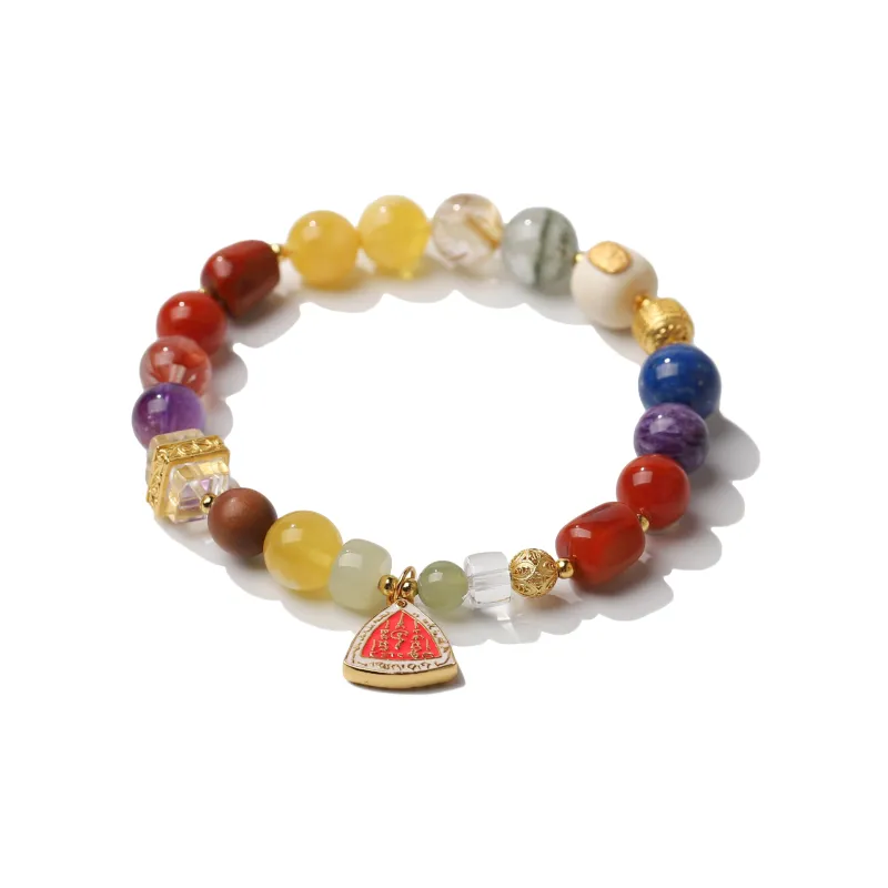 YUANYUANRUYI Southern Red Agate Bracelets Unisex-5