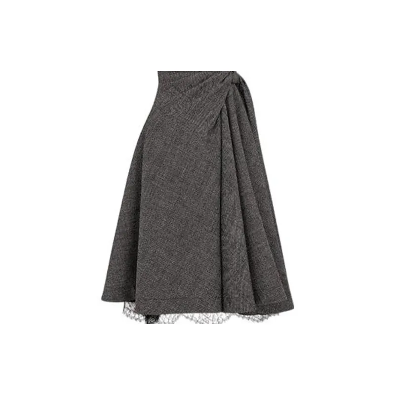 DIOR FW22 Sleeveless Dress Women's Gray-3