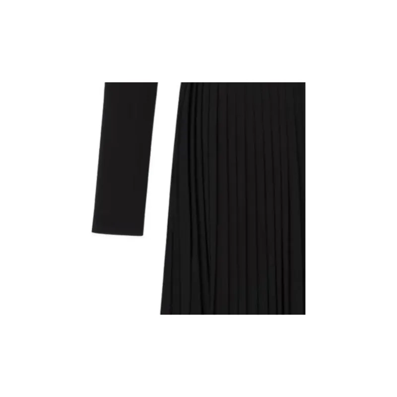 DIOR Long Sleeved Dresses Women's Black-4