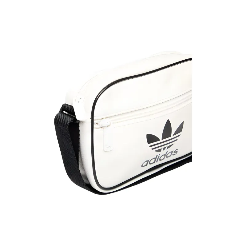 Adidas Polyurethane Shoulder Bag Crossbody Bag Mini Unisex White & Black-3
