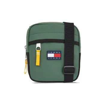 Tommy Hilfiger Faux Leather Crossbody Bag Men's Green