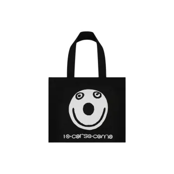 10 CORSO COMO Cotton Tote Bag, Shopping Bag, Handbag Mini Unisex Black