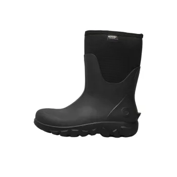 BOGS Wear-Resistant Slip-Resistant Rain Boots Men's Black