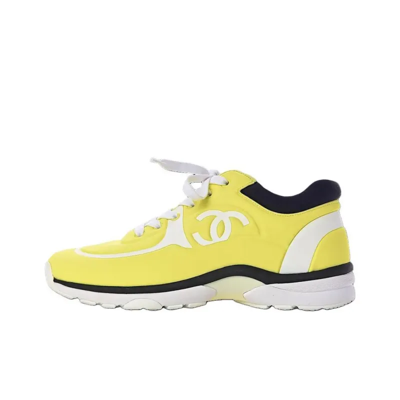 CHANEL Cc Logo Sneaker 'Yellow'-0