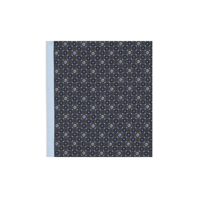 GIORGIO ARMANI Printed Silk Pocket Square-1