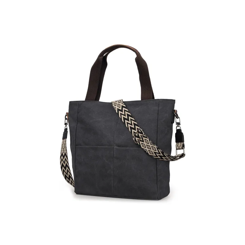 TAKI Canvas Canvas Bag Tote Bag Shopping Bag Handbag Unisex Multicolor-1
