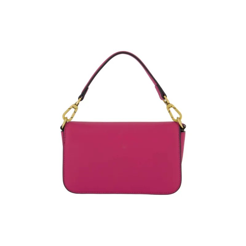 BIBI LOU Leather Shoulder Bag, Crossbody Bag, Handbag Women's Rose Red-2