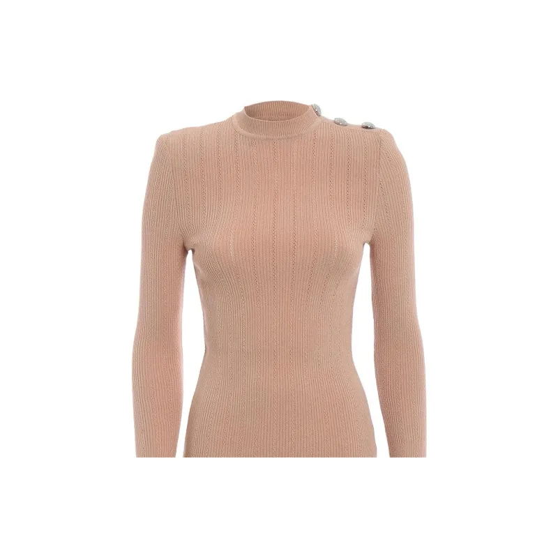 BALMAIN Sweaters Women's Flesh Pink-1