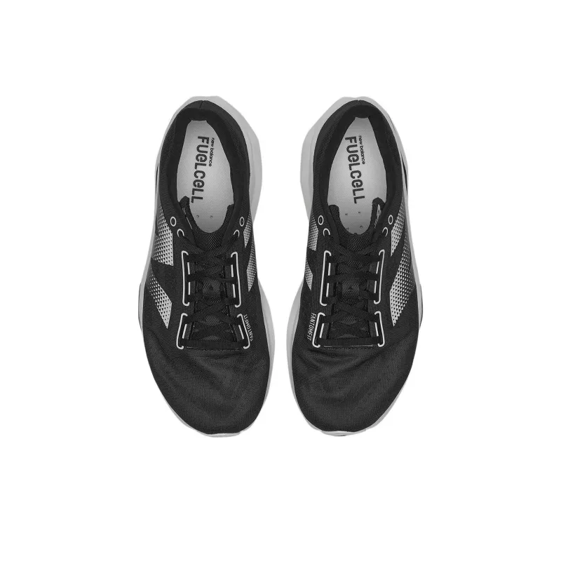 New Balance Rebel V4 Anti Slip Wear Resistant Low Top Training Running Shoes Men's Black White 2E Width-3