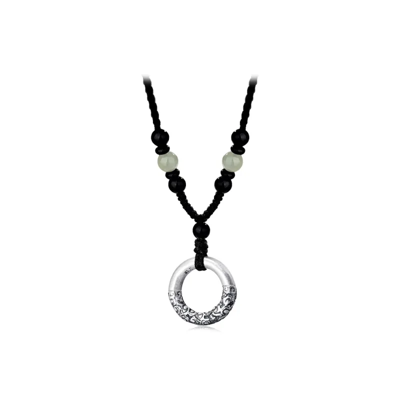 D.K.X S999 Fine Silver Necklaces Men's-0