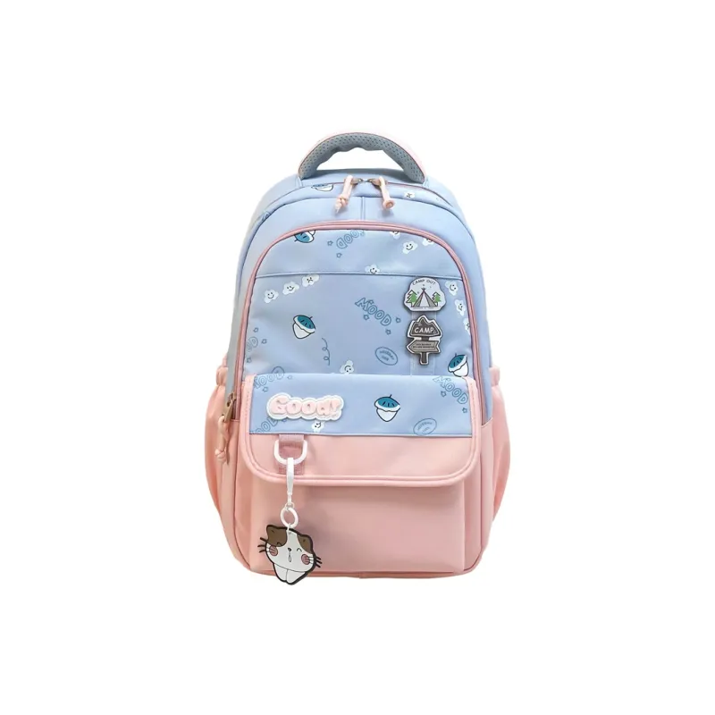 Yalu Nylon Backpack Regular Unisex Multicolor-3
