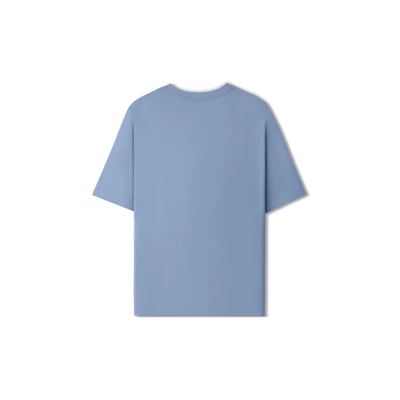 Skechers T-Shirt Unisex Stone-Ground Blue-1