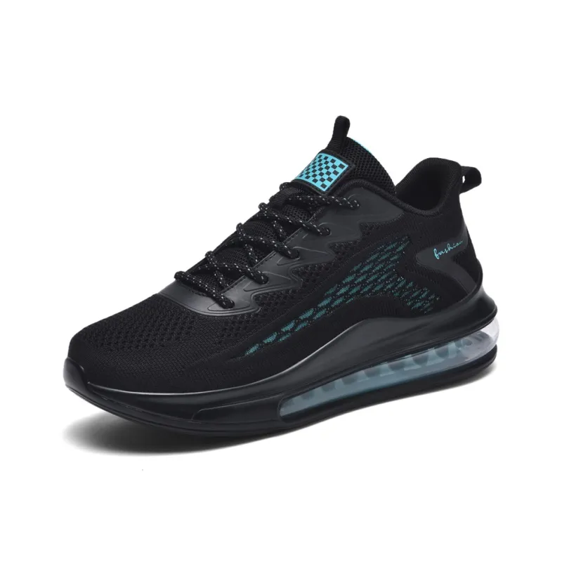 BIANSULONG Cushioned Slip-Resistant Abrasion-Resistant Low-Top Full-Length Air Cushion Casual Running Shoes Men's-1