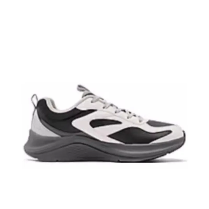 QIAODAN Anti Slip Wear Resistant Low Top Running Shoes Women's White Black-1