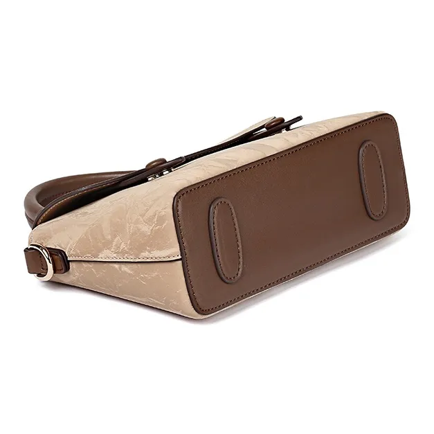 TUCANO PU Shoulder Bag, Crossbody Bag, Handbag Regular Women's Ecru/Black/Camel/Brown-14