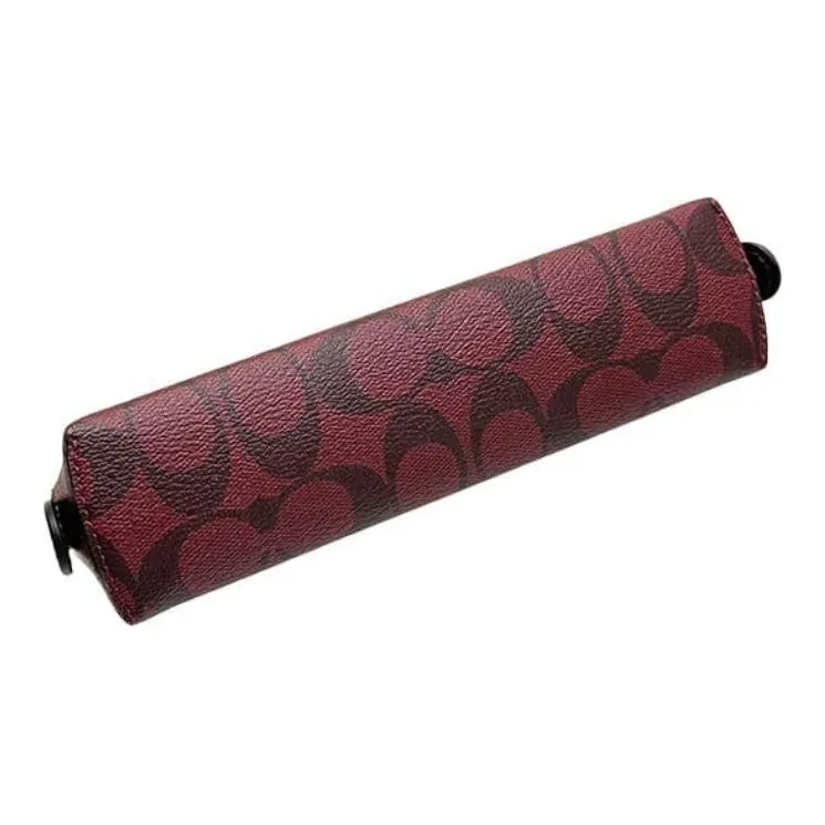 COACH Pencil Case Makeup Bags Gold-4