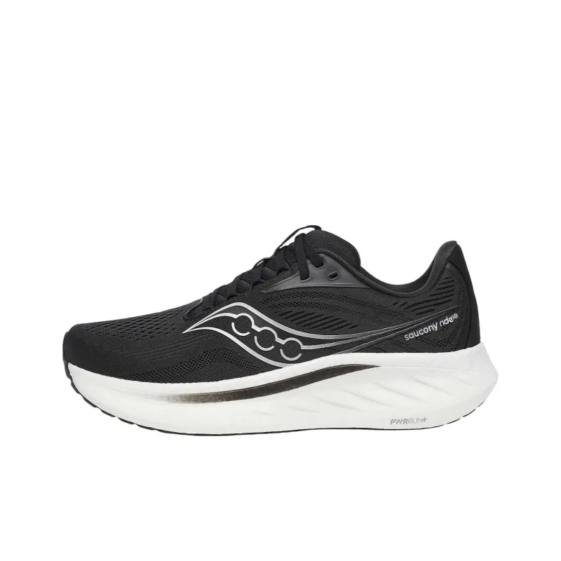 Saucony Ride 18 Black White-0