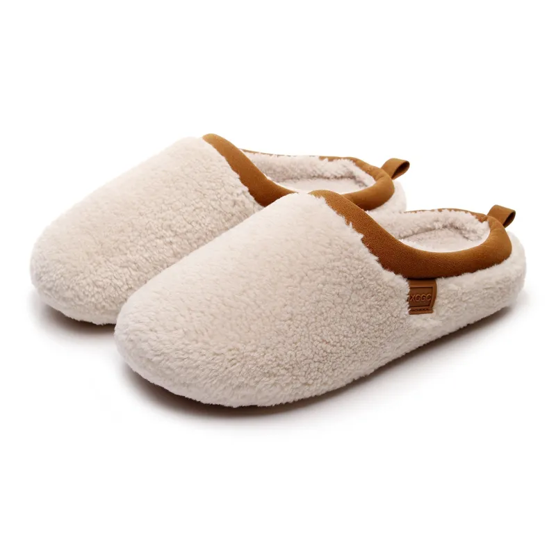 XGGC Fleece Lined Slippers For Fall And Winter Slip Resistant Home Use Maternity And Postpartum Shoes-5