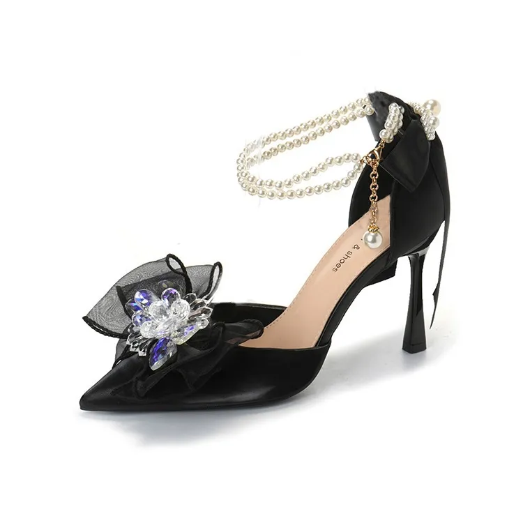 QITUMAUL Slim Heel High Heels 9.5cm Women's-20